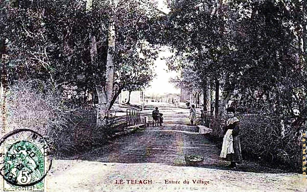 Le Telagh - Entree du Village - 1907.jpg